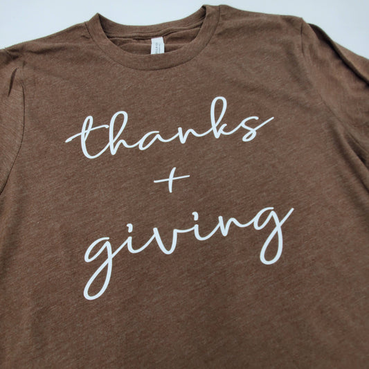 Thanks + Giving Long Sleeve Tee