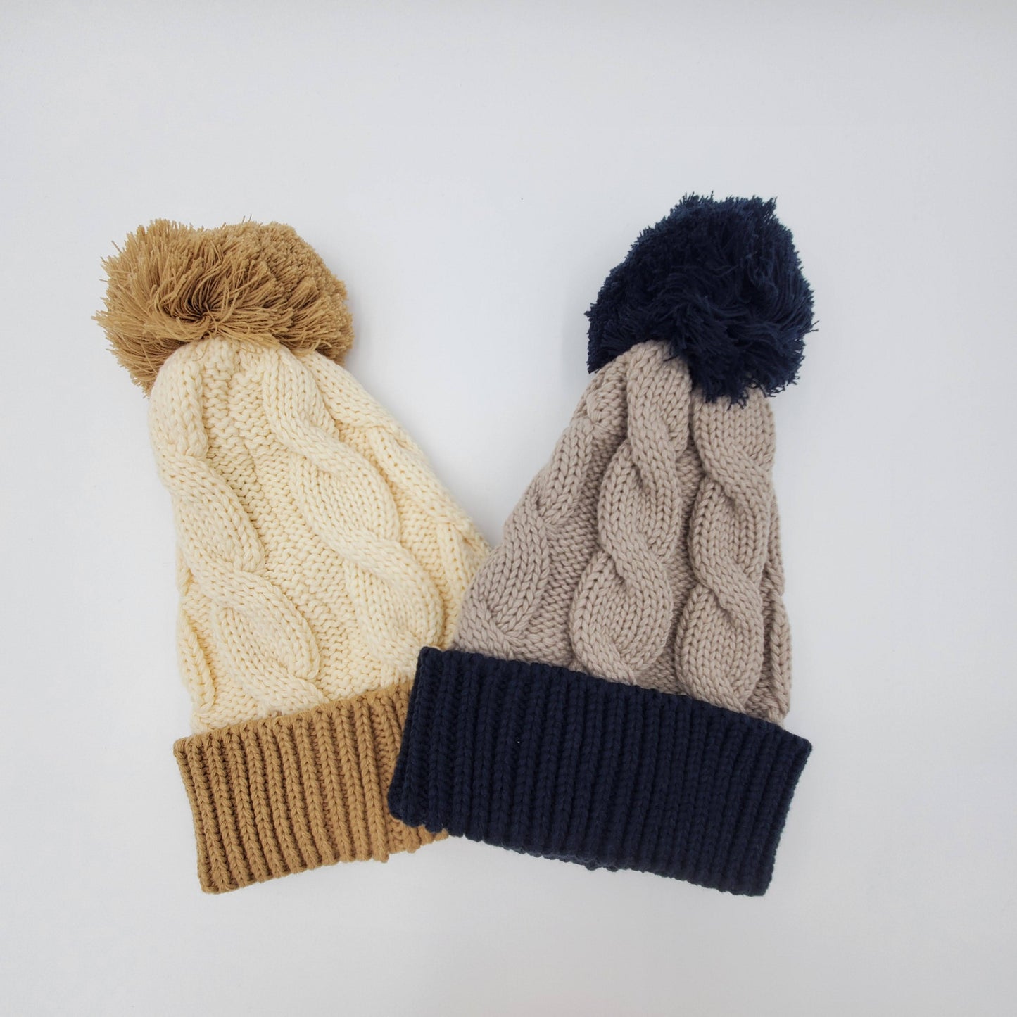 Chunky Cable Knit Hat