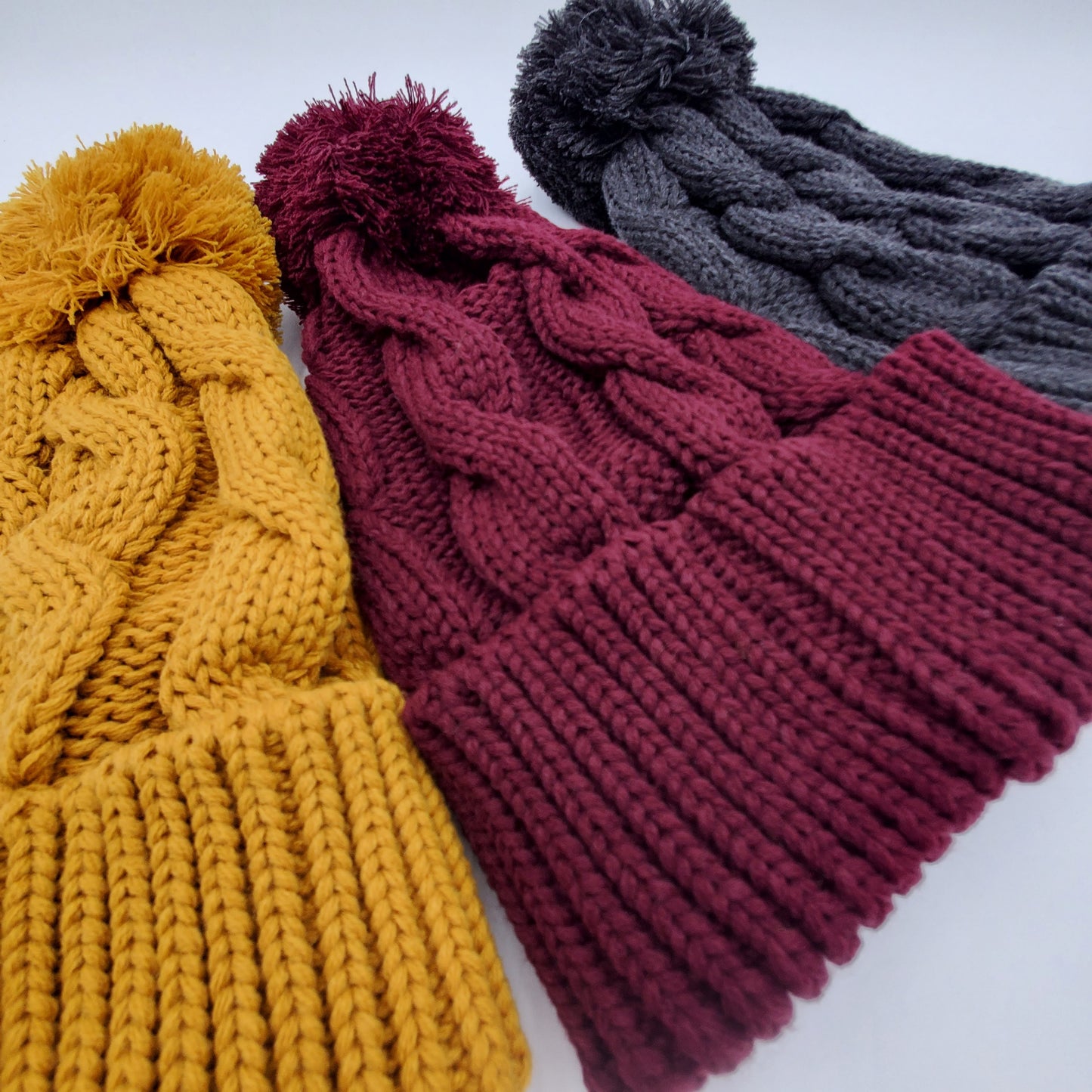 Chunky Cable Knit Hat