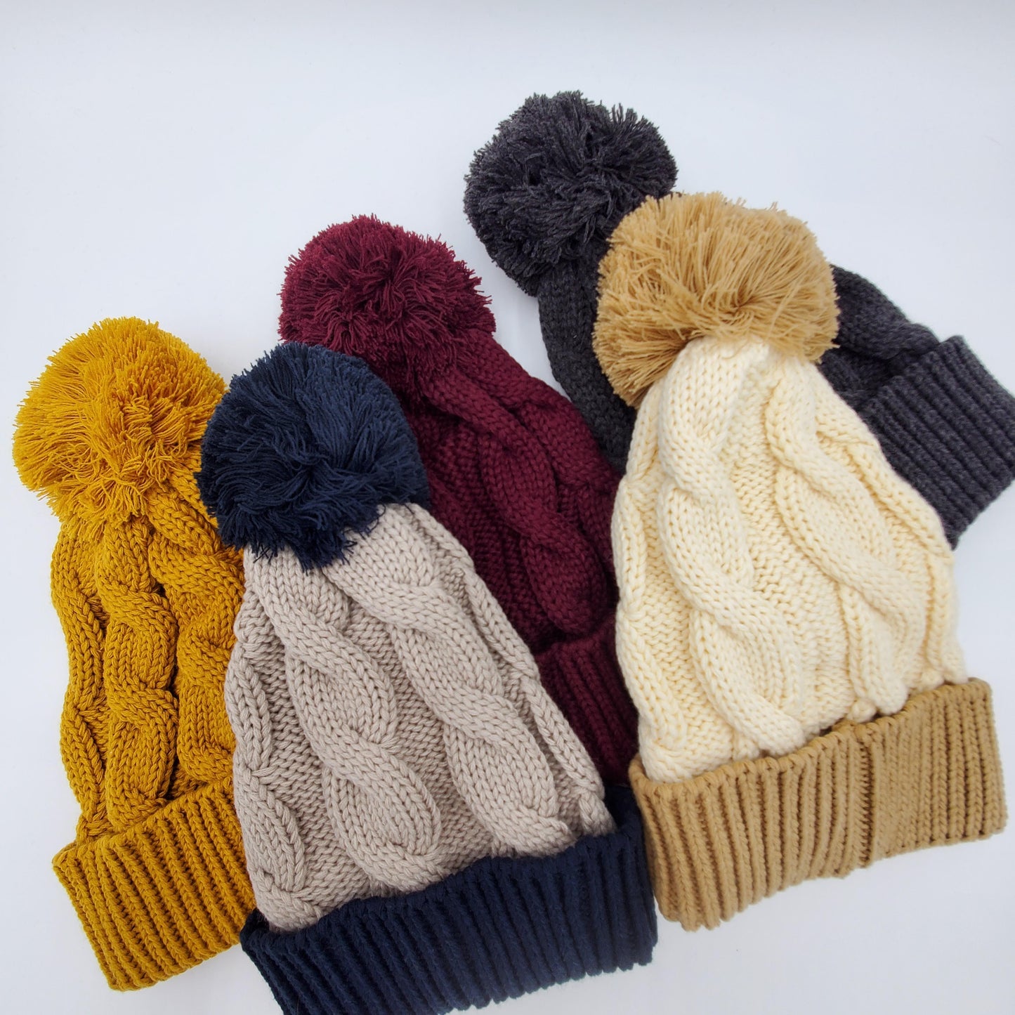 Chunky Cable Knit Hat
