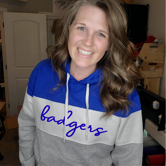 Badgers Colorblock Hoodie