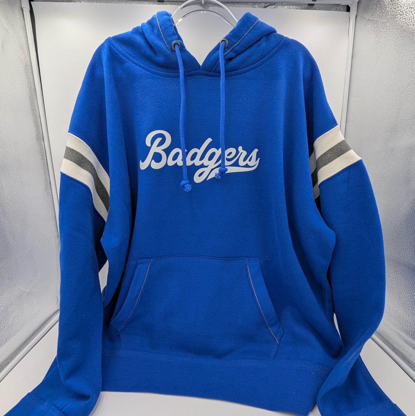 Badgers Vintage Varsity Hooded Sweatshirt