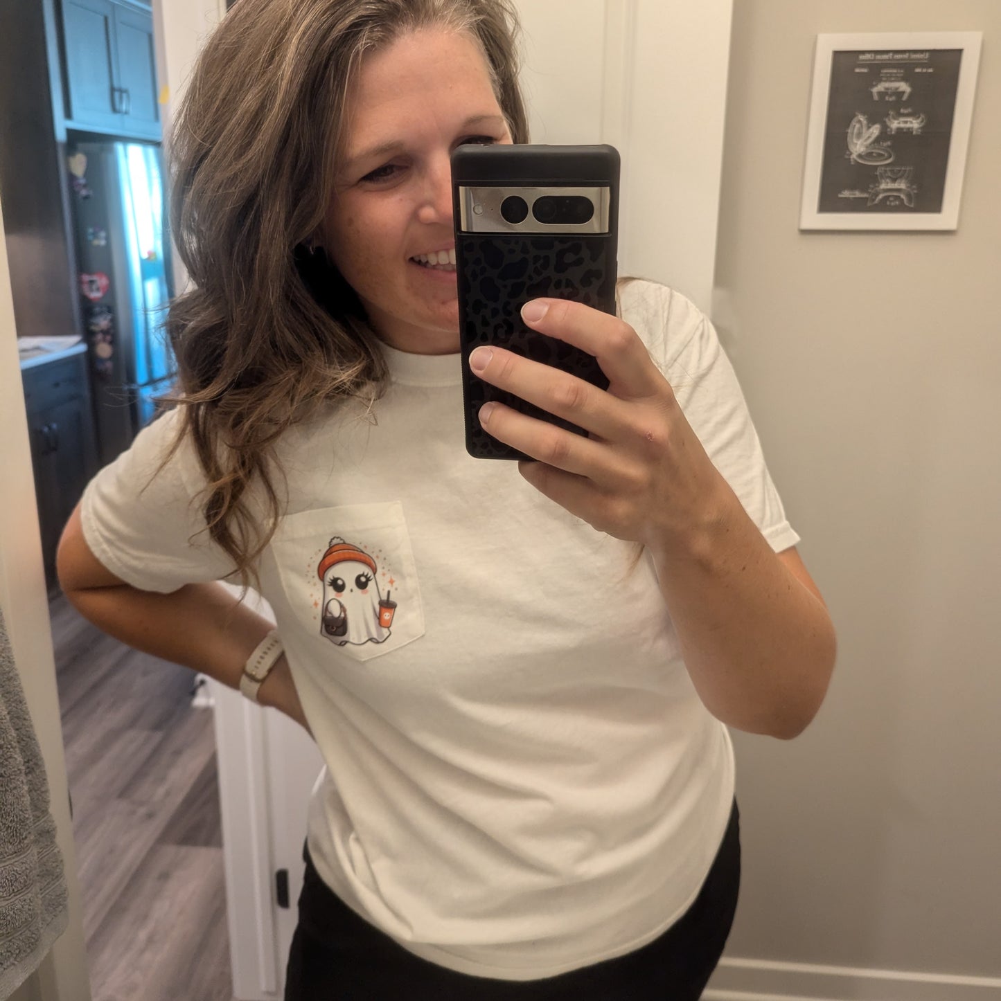 Cute Ghost Pocket Tee