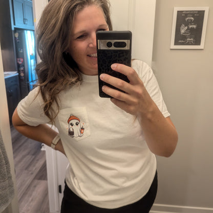 Cute Ghost Pocket Tee