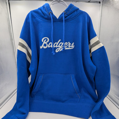 Badgers Vintage Varsity Hooded Sweatshirt